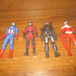Lot of 4 Marvel Action Figures Toys (Hasbro Toys, 2015-16) Lot #2